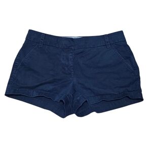 J Crew Chino Shorts Dark Blue Size 4
